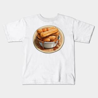 Churros breakfast Kids T-Shirt